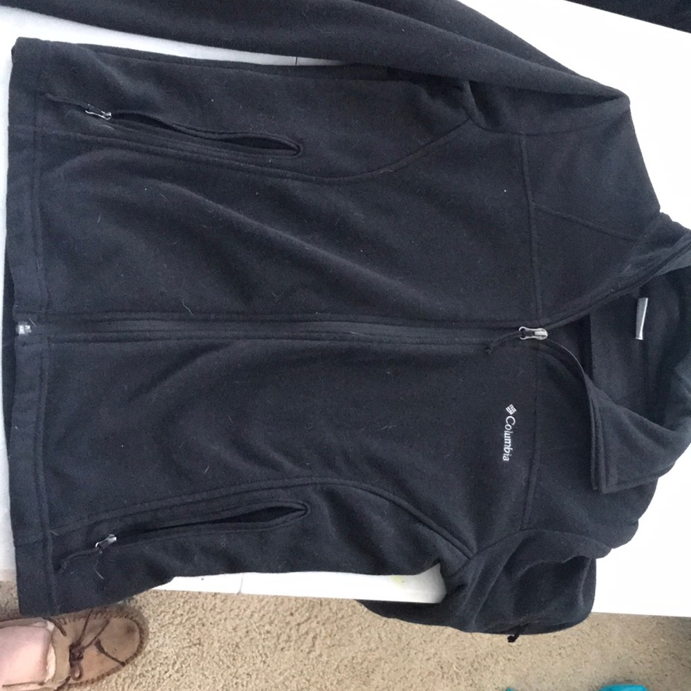 Black fleece jacket